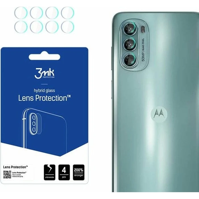 3MK Lens Protection Motorola Moto G62 5G [4 PACK]