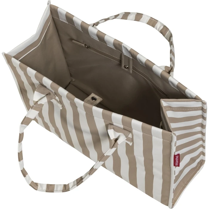Reisenthel Daily Shopper Shoulder Bag - Summerstripes Coffee