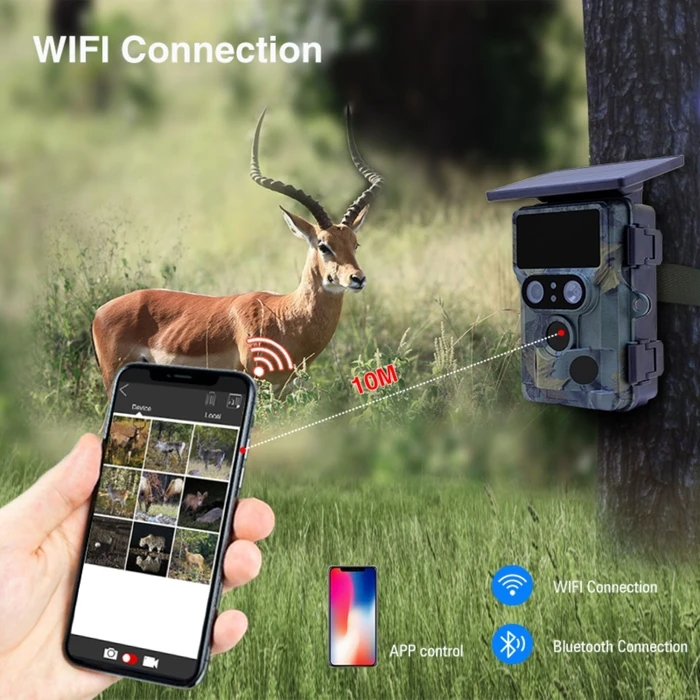Stealth Gear Nightjar Dual‑Cam Solar 4K WiFi Trail Camera (Model 720133, EAN 8718127036186)