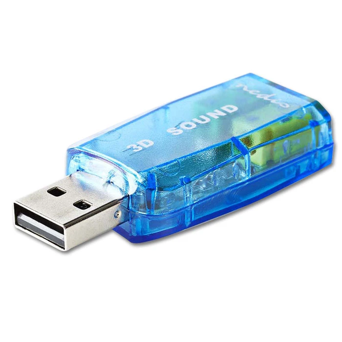 Κάρτα Ήχου USB NEDIS 3D Sound 5.1 USB 2.0 Double 3.5 Mm Connector