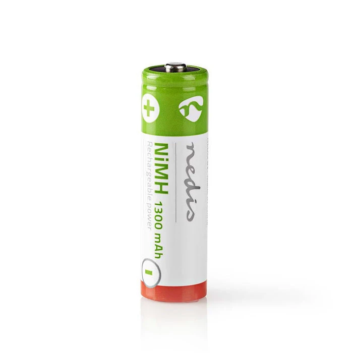 Επαναφορτιζόμενη Μπαταρία NEDIS Ni-Mh AA 1.2V 1300 MAH 4 Pieces Blist