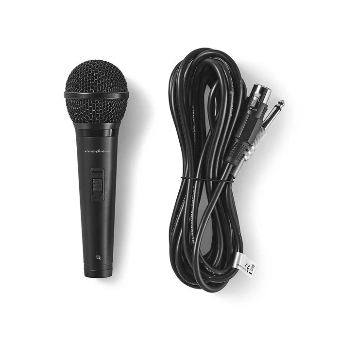 Μικρόφωνο Nedis Ενσύρματο -72 dB +/-3dB Sensitivity 85 Hz - 11 kHz 5m
