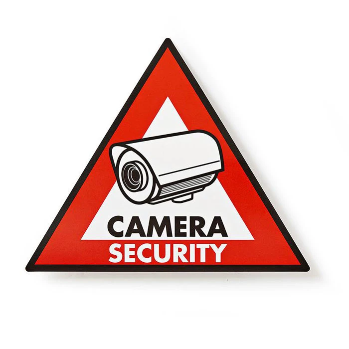 Αυτοκόλλητο CAMERA SECURITY Nedis STCKWC105 5pieces