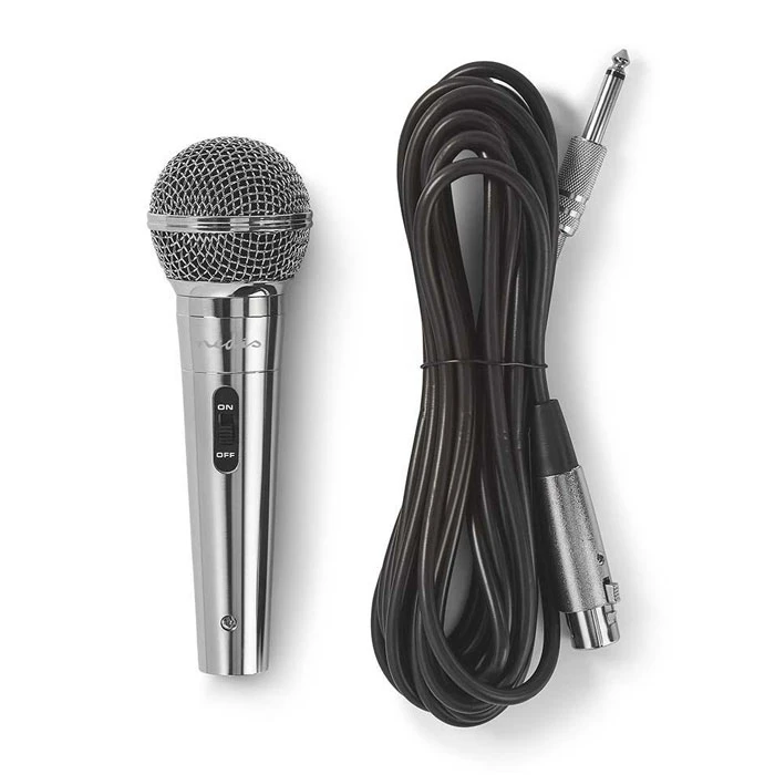 Μικρόφωνο Nedis Ενσύρματο -72 dB +/-3dB Sensitivity 60 Hz-14 kHz 5.0m