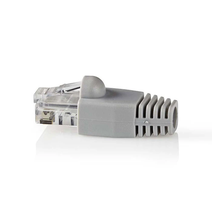 Κονέκτρορας Cατ 6 Utp Rj45 Αρσ. Με Καπάκια, Σετ 10 Τεμαχίων