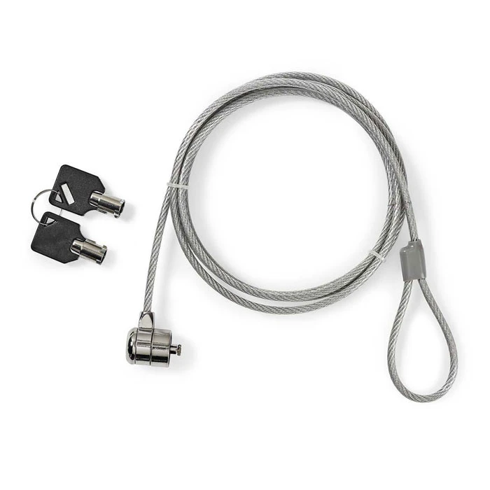 Κλειδαριά Laptop Nedis Με Κλειδιά, 1,8m.