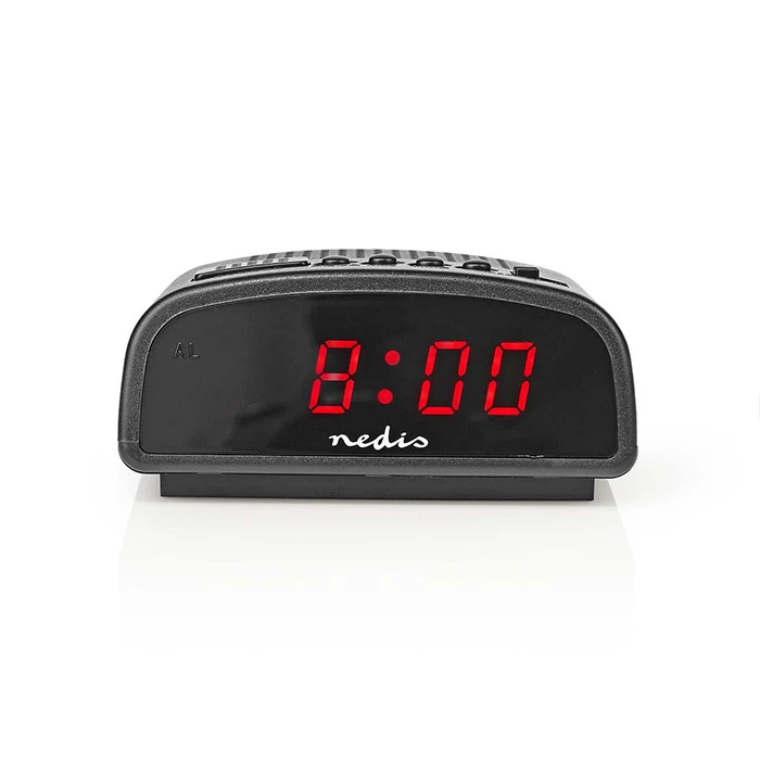 Επιτραπέζιο Ρολόι Nedis CLDK008BK Digital 0.6" LED Snooze