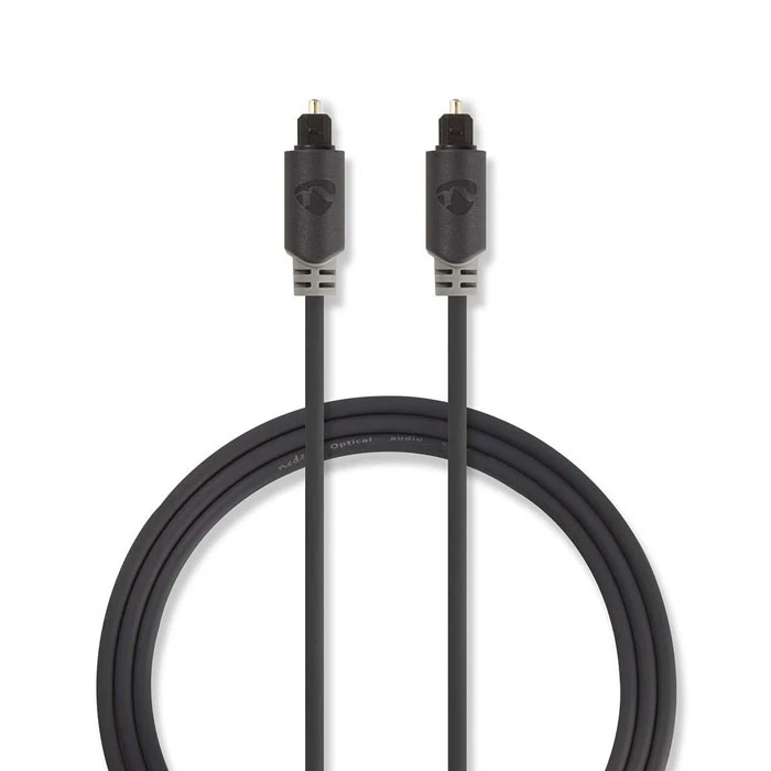 Καλώδιο Οπτικής Ίνας Nedis Audio Cable TosLink Male to TosLink Male 1.0 m