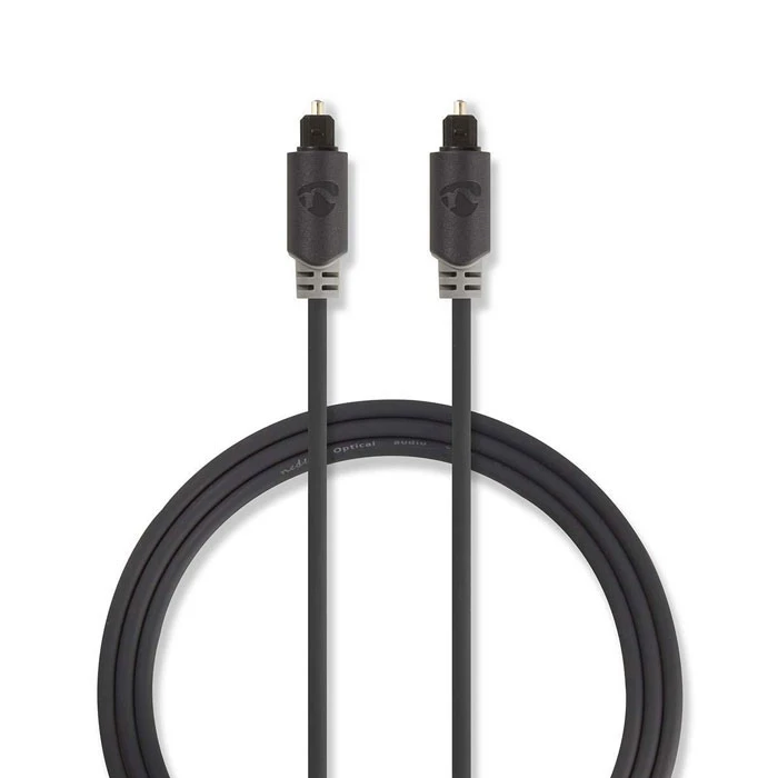 Καλώδιο Οπτικής Ίνας Nedis Audio Cable TosLink Male to TosLink Male 2.0 m