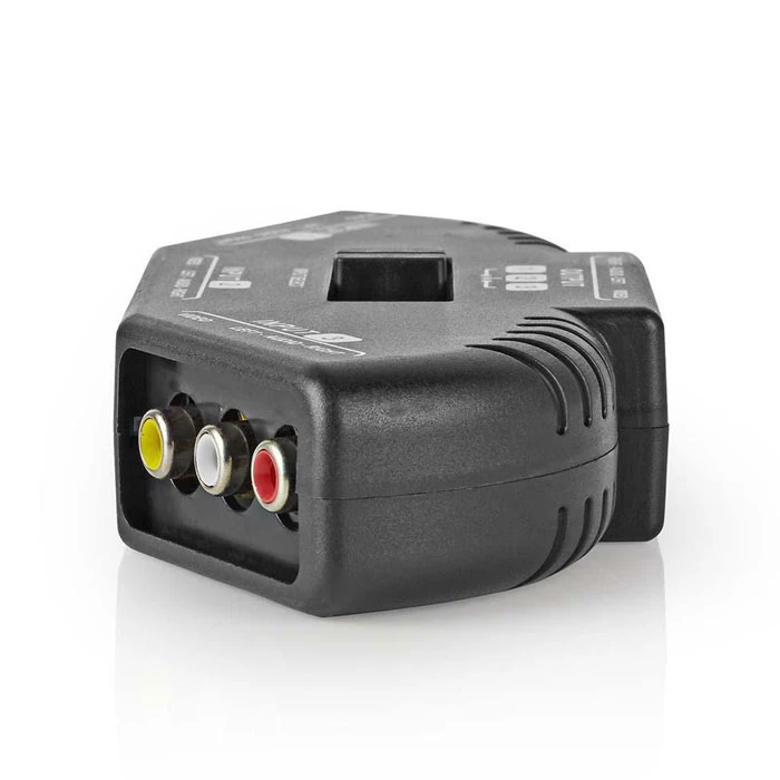 Switch Nedis VSWI2403BK 3x RCA to 1x RCA Black
