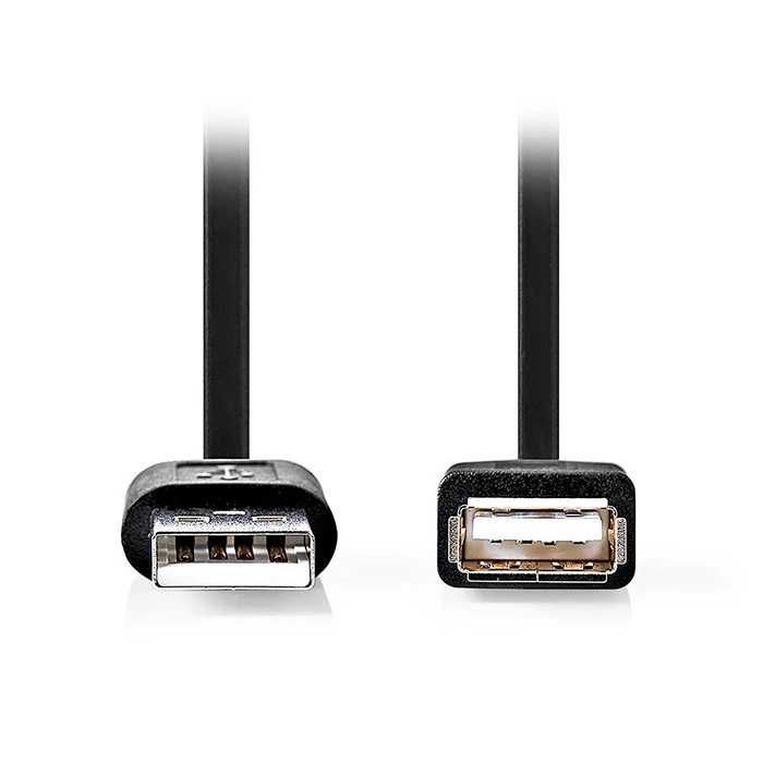 Καλώδιο USB Nedis CCGB60010BK30 2.0 Cable A Male - A Female 3.0 m Black