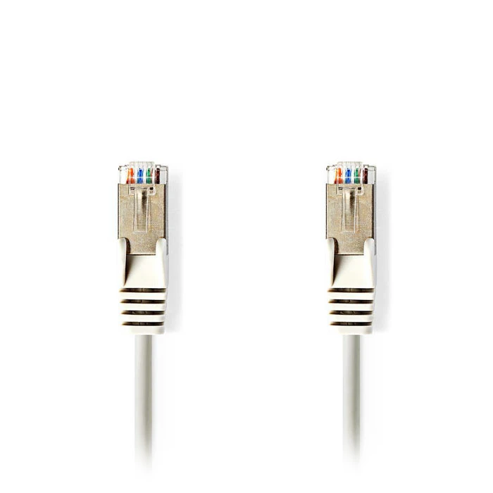 Καλώδιο Δικτύου Nedis CAT5e SF/UTP, 0.15m, Σε Γκρι Χρώμα