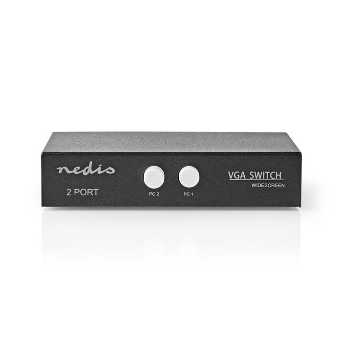 KVM & Data Switch Nedis CSWI5902BK VGA 2-Port