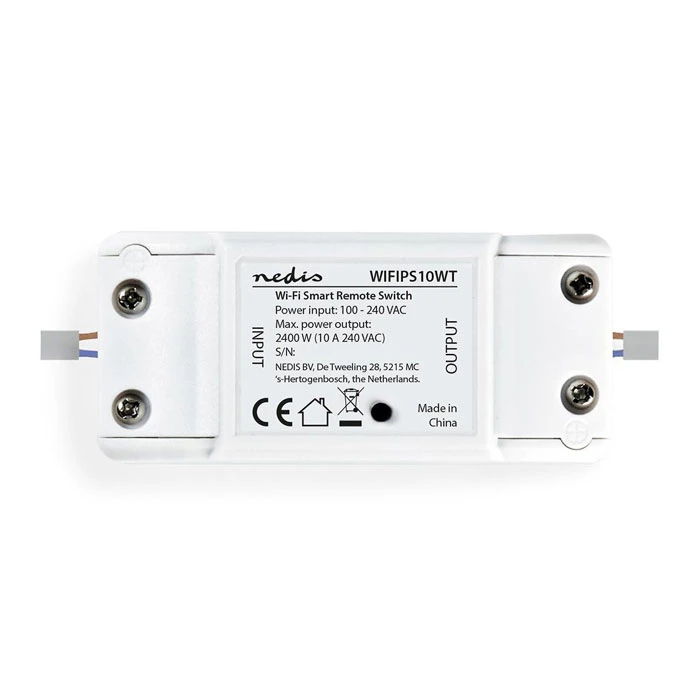 Smart Switch Nedis WIFIPS10WT Wi-Fi