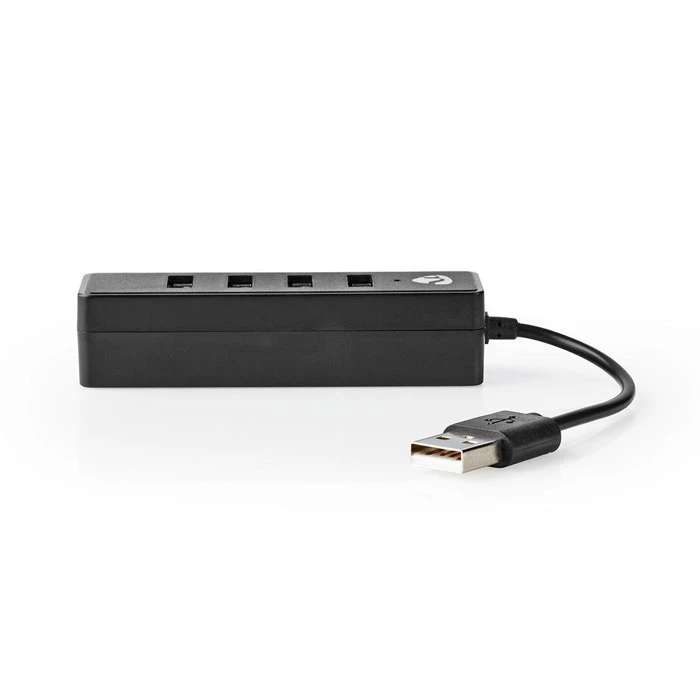 USB Hub Nedis USB 2.0 4-Ports Black