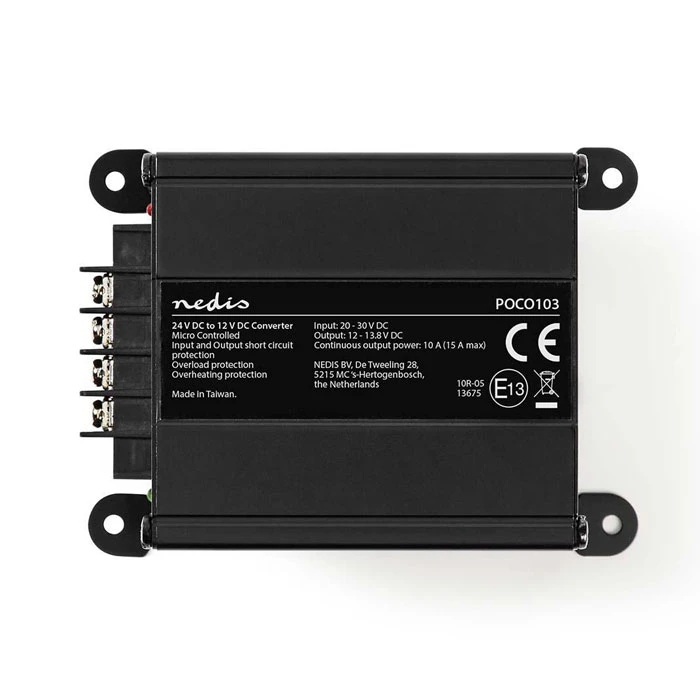 Μετατροπέας Nedis POCO103 Power Converter 24 V DC - 12 V DC