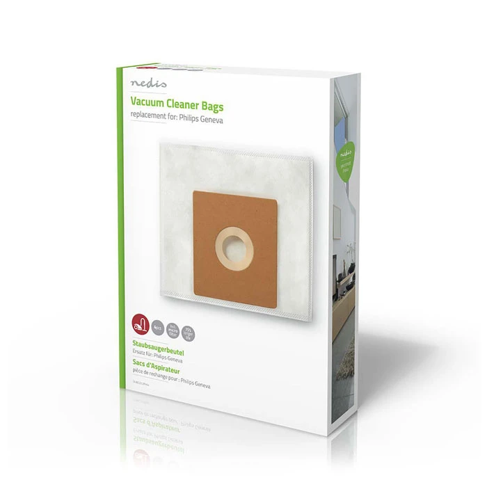 Σακούλες για Ηλεκτρική Σκούπα Philips, Nedis DUBG222PHI4 4τμχ