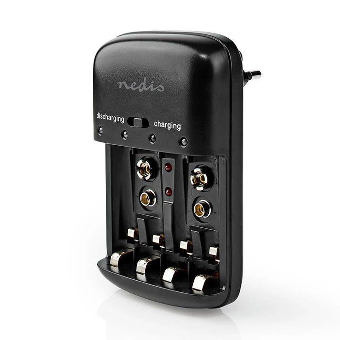 Φορτιστής Μπαταριών Nedis BACH07 NiMH ΑΑ/ΑΑΑ/9V