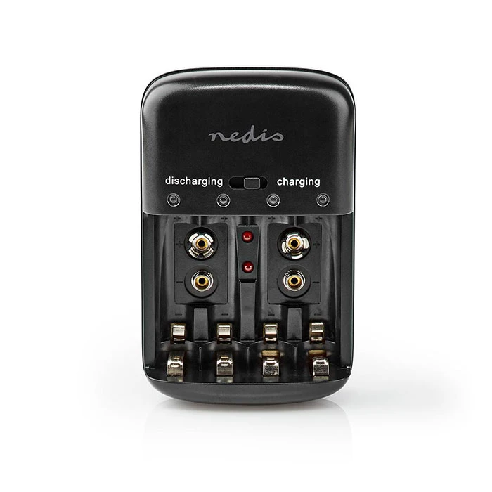 Φορτιστής Μπαταριών Nedis BACH07 NiMH ΑΑ/ΑΑΑ/9V