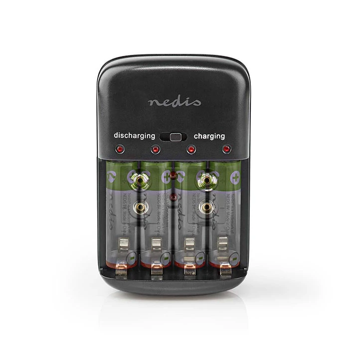 Φορτιστής Μπαταριών Nedis BACH07 NiMH ΑΑ/ΑΑΑ/9V