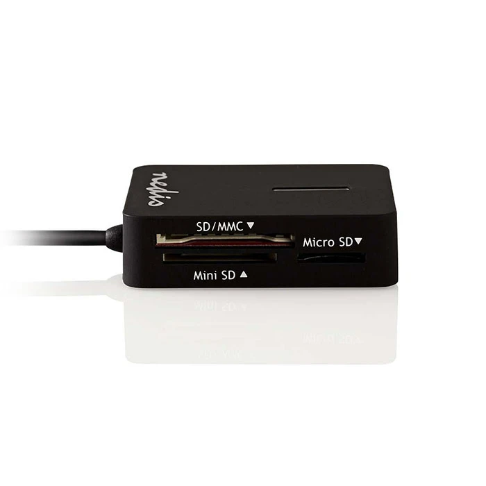 Card Reader Nedis CRDRU2300BK Multicard USB 2.0