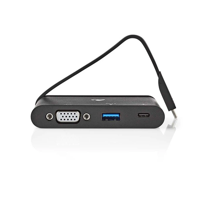 Docking Station Nedis TCARF220BK USB Type-C USB-C / USB 3.0 / VGA Black