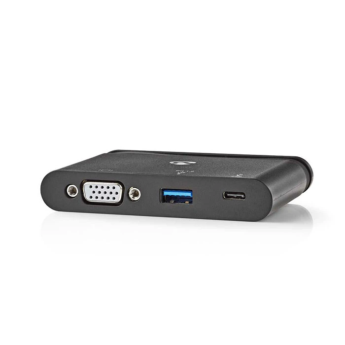 Docking Station Nedis TCARF220BK USB Type-C USB-C / USB 3.0 / VGA Black