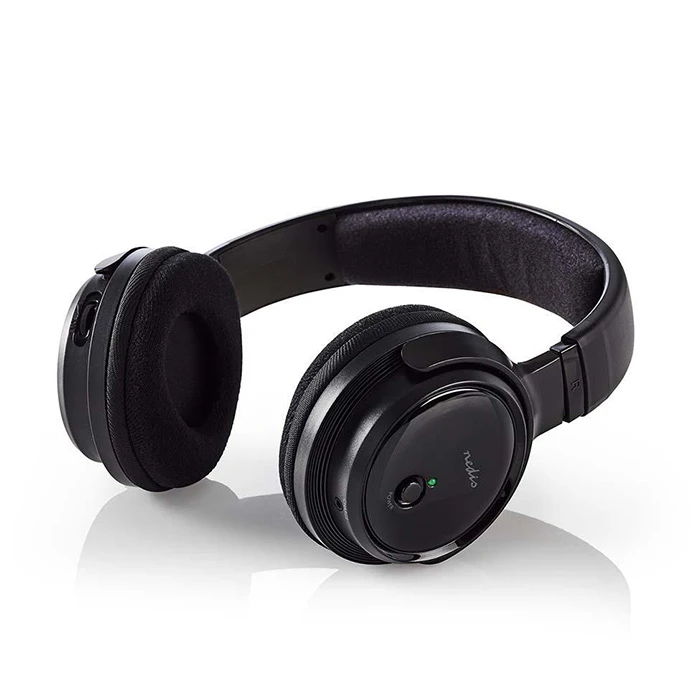 Ασύρματα Ακουστικά Nedis HPRF200BK Wireless TV RF On-Ear up to 15 Hours