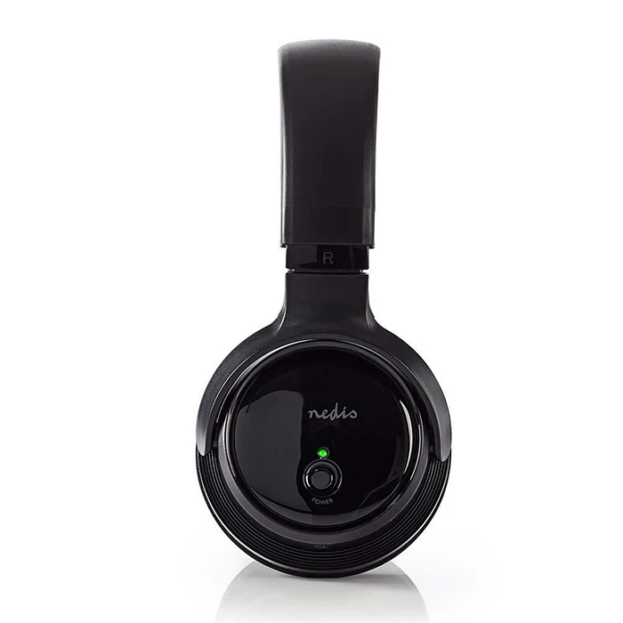 Ασύρματα Ακουστικά Nedis HPRF200BK Wireless TV RF On-Ear up to 15 Hours
