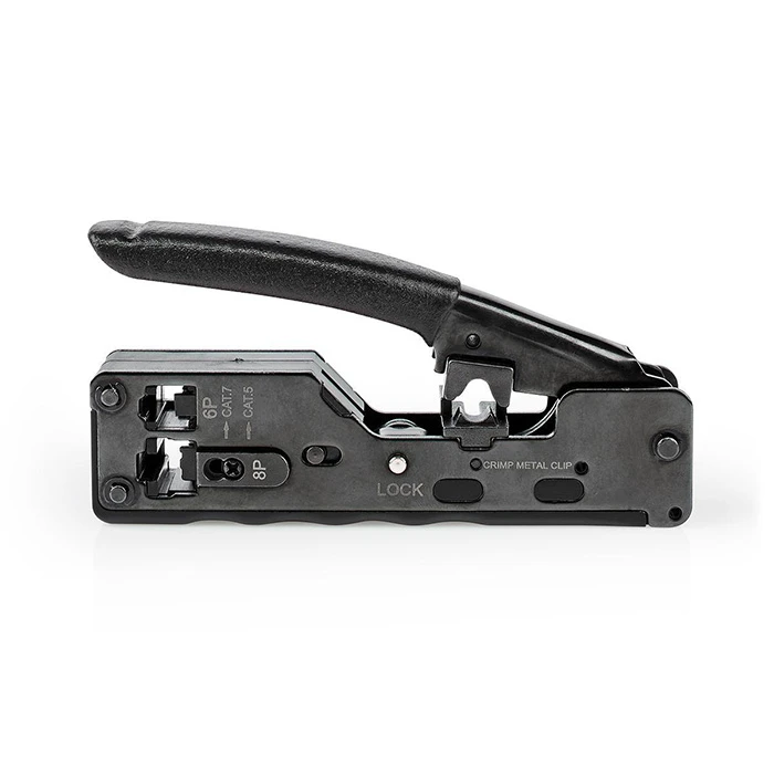 Πρέσα Ακροδεκτών Nedis Μεταλλική για CAT5/6/7 RJ45 Ακροδέκτες CCGG89505BK