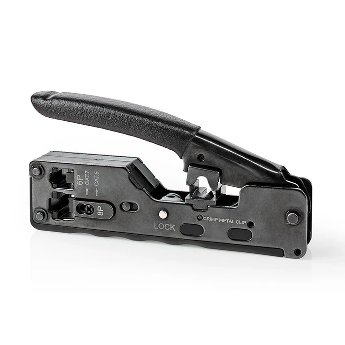 Πρέσα Ακροδεκτών Nedis Μεταλλική για CAT5/6/7 RJ45 Ακροδέκτες CCGG89505BK