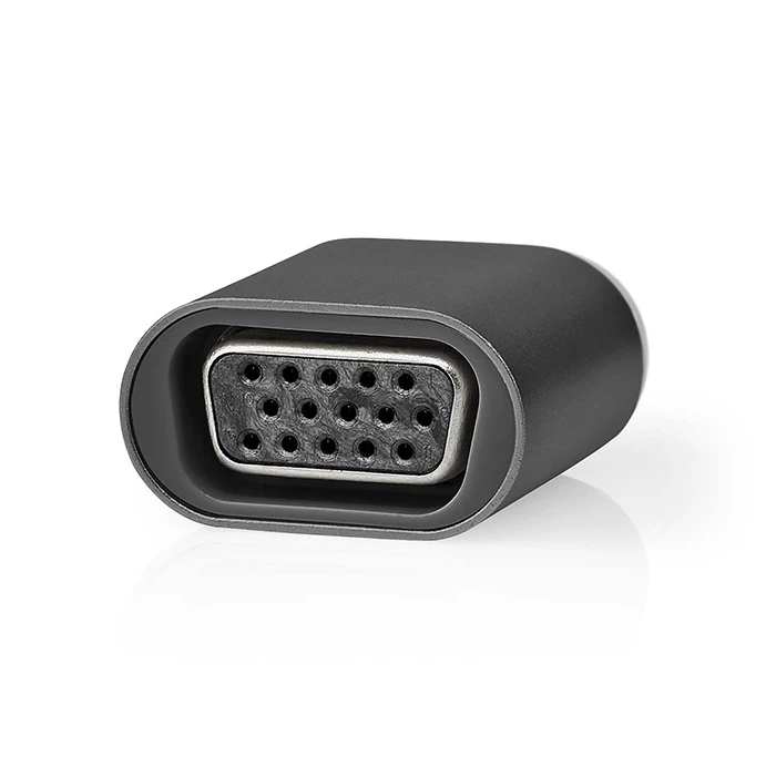 Αντάπτορας Nedis Ccgp64850gy Usb Type-C Male to Vga Female Black/Grey