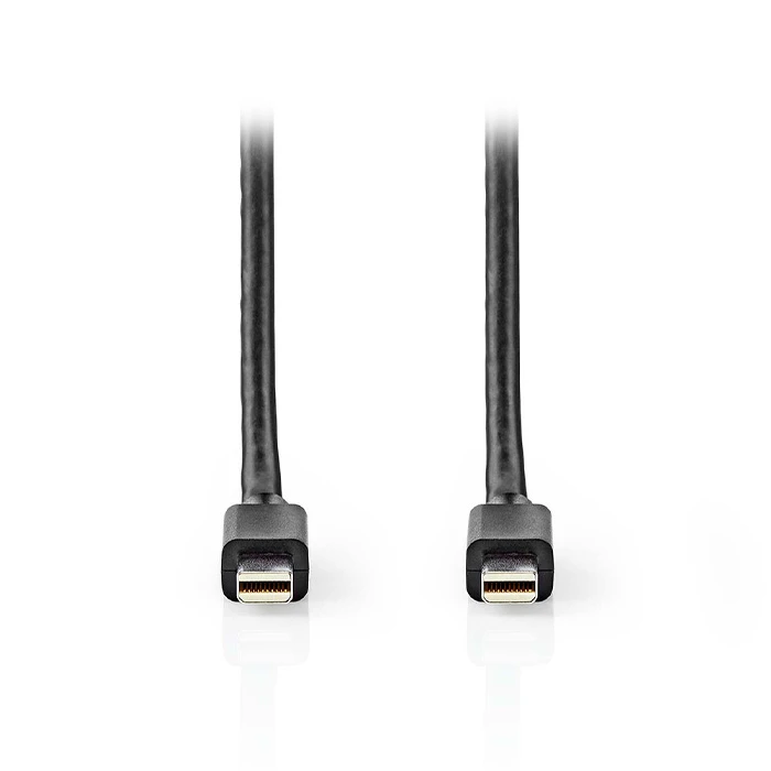 Καλώδιο Mini DisplayPort Nedis male - mini DisplayPort male 2m Black (CCGP37504BK20)