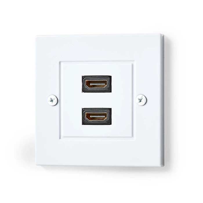 Πρίζα HDMI Nedis CVGP34955WT BOX, 2x Female 4K at 60Hz White