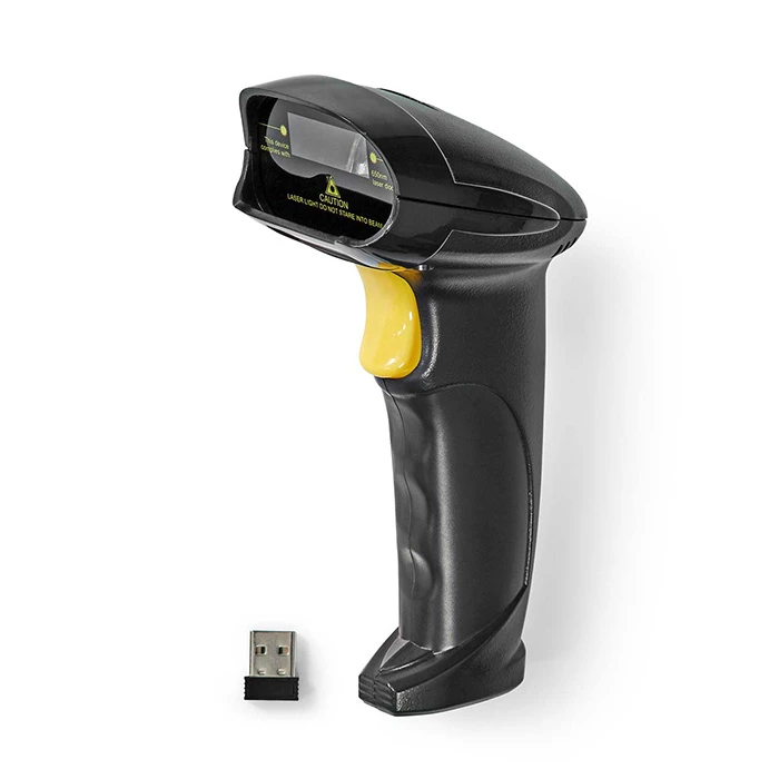 Barcode Scanner Nedis Bscnw1d100bk Laser Wireless 1d Linear