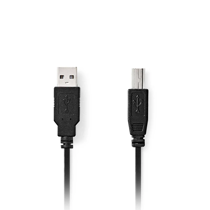 Καλώδιο USB Nedis High-Speed A αρσ. - USB B αρσ., 3.00m Μαύρο