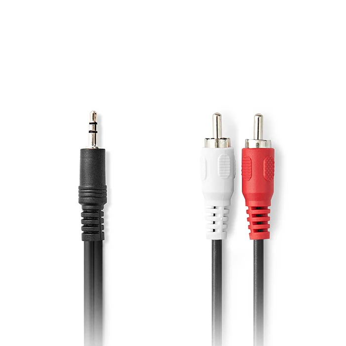 Καλώδιο RCA Nedis 2x αρσ. - 3.5mm Stereo αρσ, 1.50m.