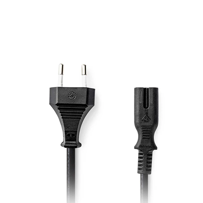 Καλώδιο Τροφοδοσίας Nedis Euro - IEC C7 5m Μαύρο (CEGL11040BK50)