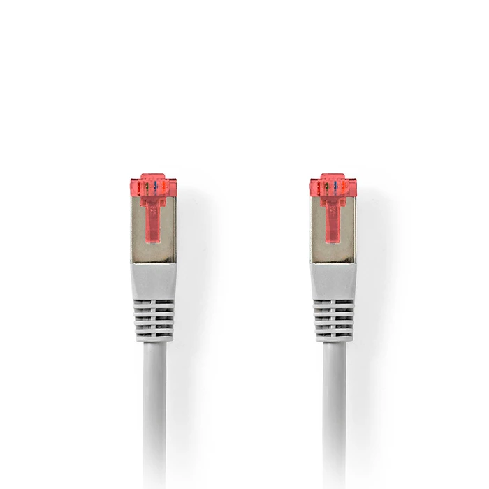 Καλώδιο Δικτύου Nedis CAT 6, S/FTP, 5.00m σε γκρι χρώμα.