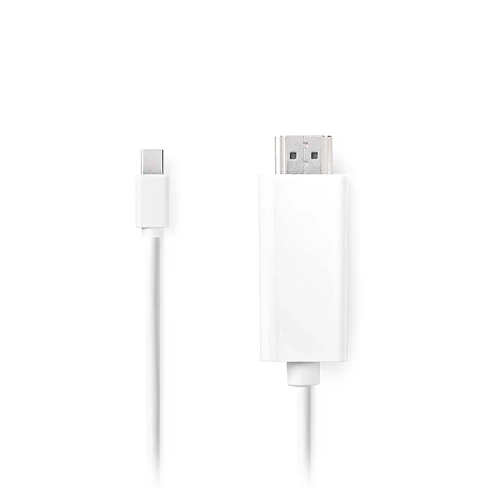 Καλώδιο MiniDisplayPort Nedis 1.2 αρσ. - HDMI αρσ., 2.00m Λευκό