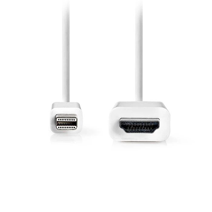 Καλώδιο MiniDisplayPort Nedis 1.2 αρσ. - HDMI αρσ., 2.00m Λευκό