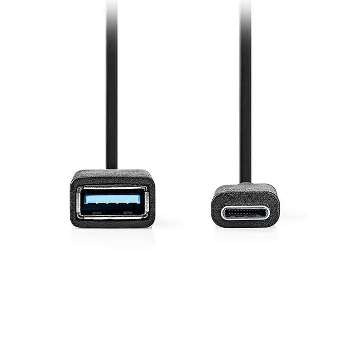 Καλώδιο USB Nedis OTG, USB 3.2 Gen 1x1 Type-C αρσ. - USB Α θηλ., 0.15m.