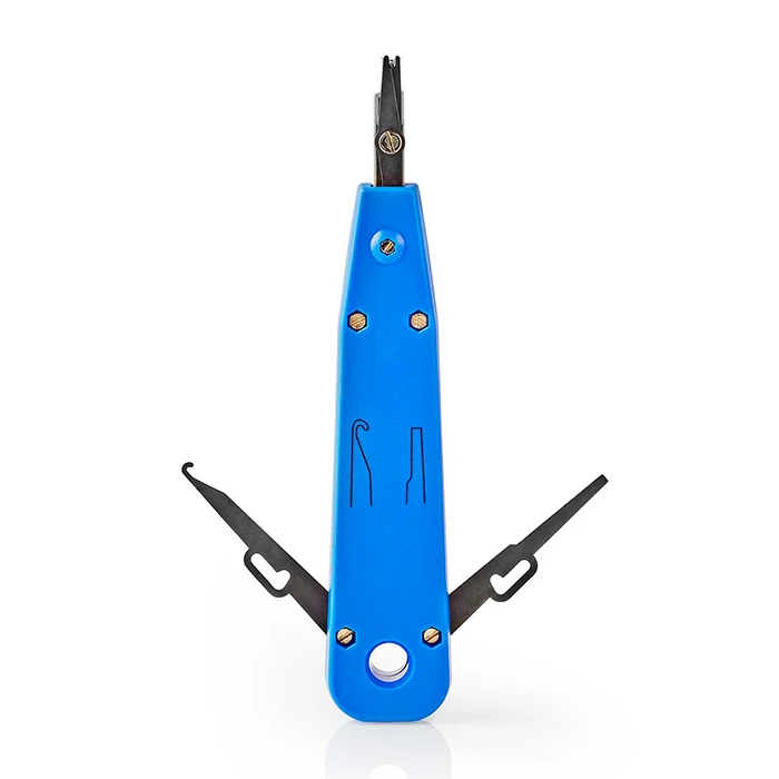 Εργαλείο Τερματισμού Καλωδίων Nedis για KRONE, σε μπλε χρώμα.