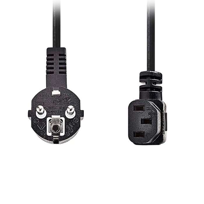 Καλώδιο Τροφοδοσίας Nedis Schuko αρσ. σε γωνία 90° - IEC-320-C13 θηλ., 3.00m.