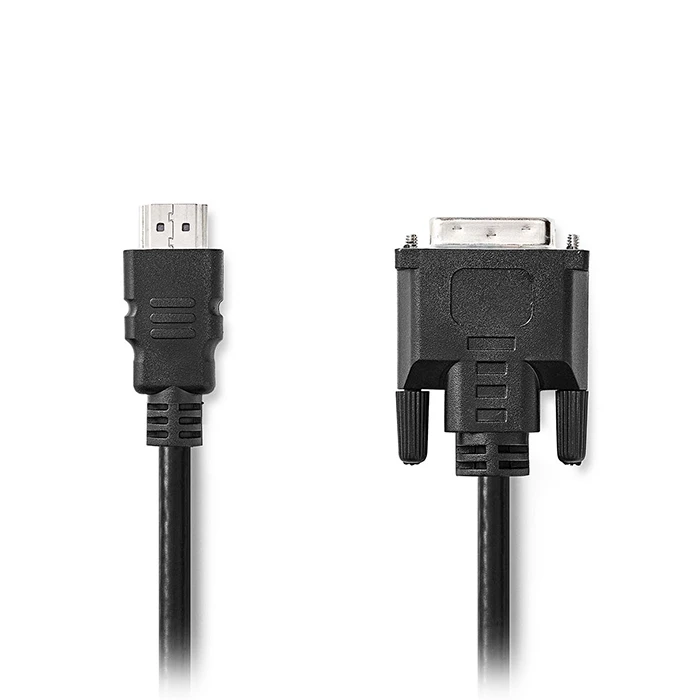 Καλώδιο HDMI Nedis αρσ. - DVI-D 24+1-Pin αρσ., 2.00m σε μαύρο χρώμα.