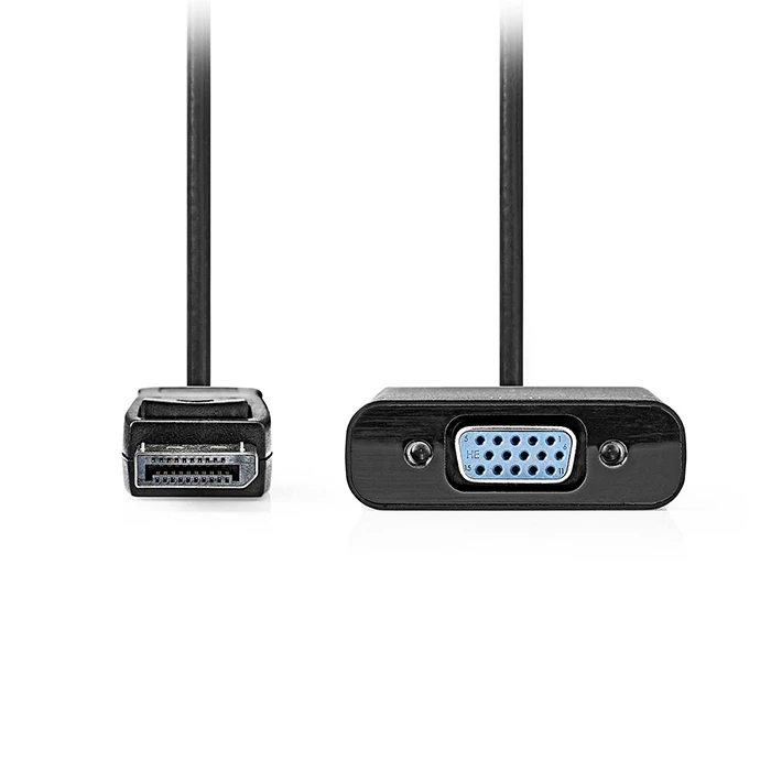 Καλώδιο DisplayPort Nedis αρσ. - VGA θηλ., 0.20m.