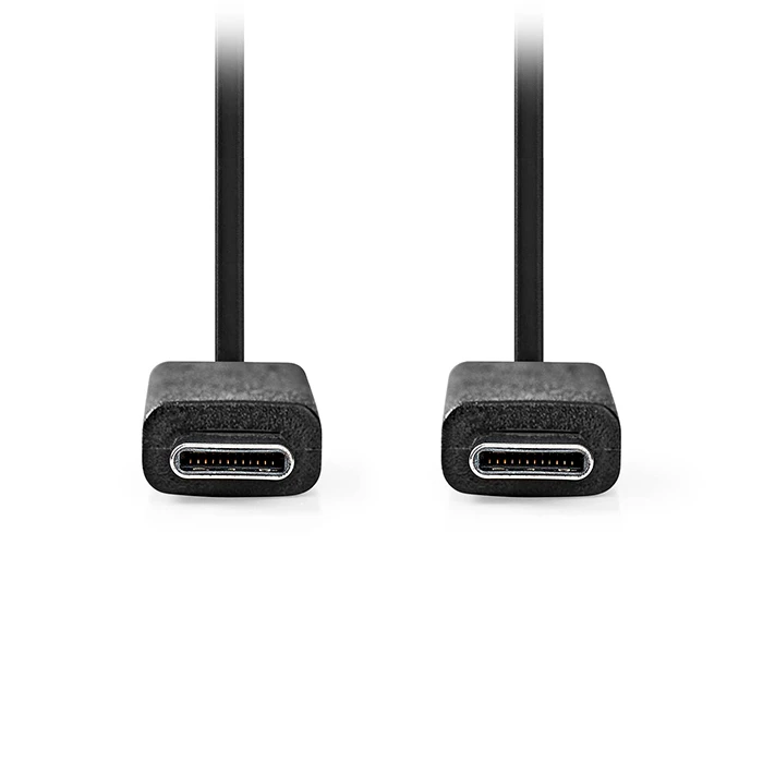 Καλώδιο USB Nedis 3.2 Gen 2x1 Type-C αρσ. - USB Type-C αρσ., 1.00m σε μαύρο χρώμα.