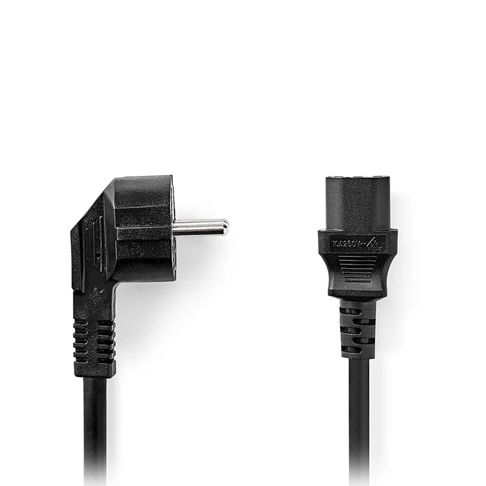 Καλώδιο Τροφοδοσίας Nedis Schuko αρσ. - IEC-320-C13 θηλ., 2.00m σε μαύρο χρώμα.