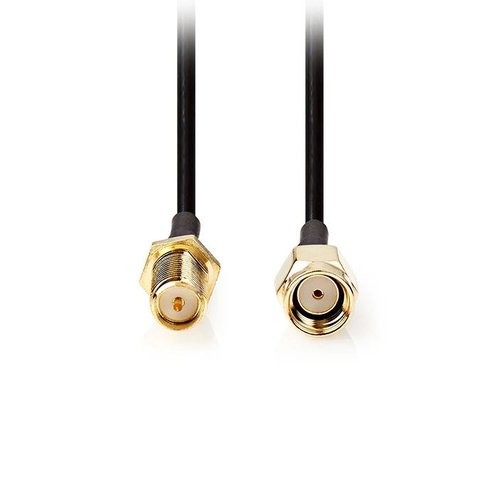Καλώδιο SMA Nedis αρσ. - SMA θηλ, με επίχρυσα βύσματα, 5.00m.