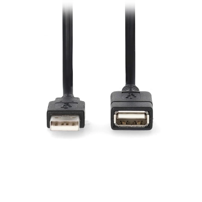 Καλώδιο USB Nedis 2.0 USB-A Male to USB-A Female 2.00 m Black (CCGL60010BK20)
